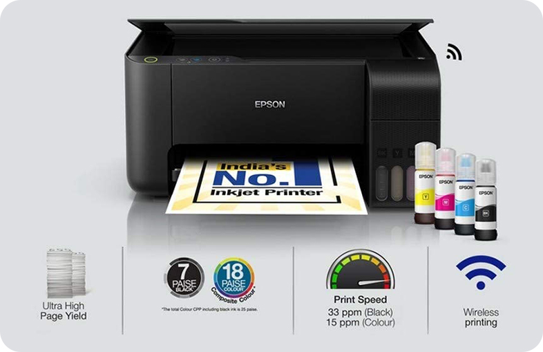 Epson EcoTank L3250 Inkjet Printer