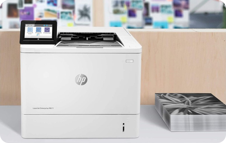 HP Color LaserJet Enterprise M611dn Printer