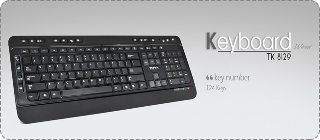 TSCO TK 8029 Keyboard With Perisan Letters