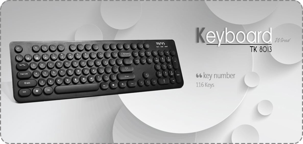 Tsco TK8013 Keyboard With Persian Letters