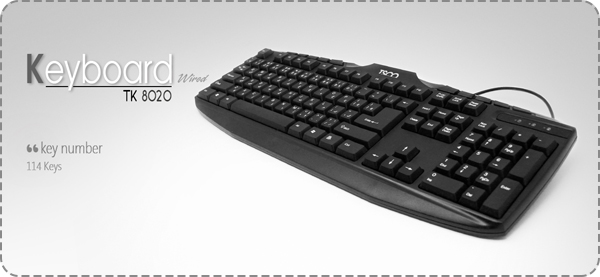 Tsco TK8020 Keyboard With Persian Letters