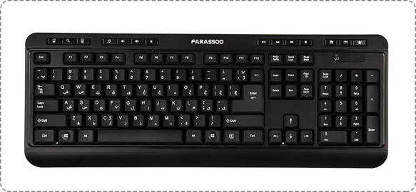 Farassoo FCM-6868RF Wireless Keyboard and Mouse