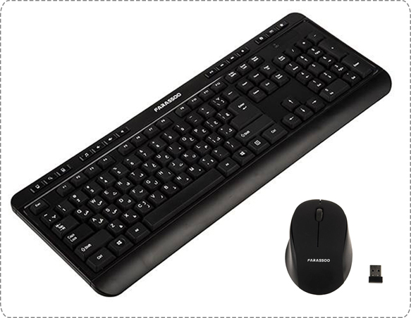 Farassoo FCM-6868RF Wireless Keyboard and Mouse