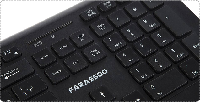 Farassoo FCM-9595 Wireless Keyboard And Mouse