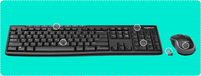 Logitech MK270 Wireless Keyboard and Mouse