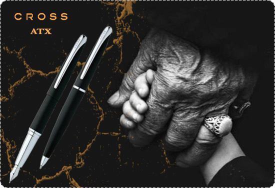 Cross ATX RollerBall Pen And Fountain Pen