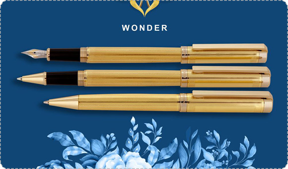 Europen Wonder Ballpoint Pen Rollerball Pen and Fountain Pen Set