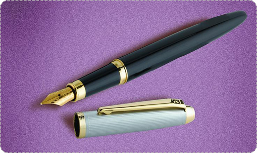 Pierre Cardin Leo Fountain Pen With Golden Clip