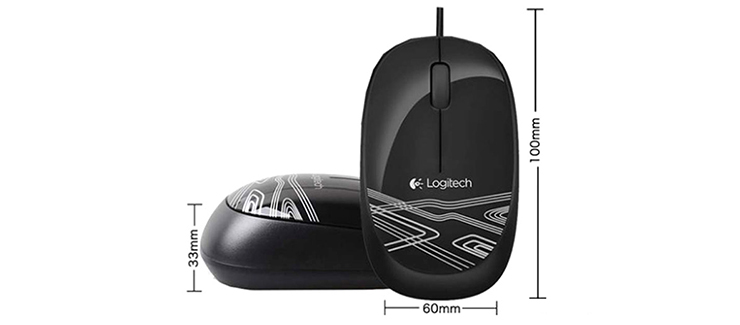 Logitech M105 Corded Optical Mouse