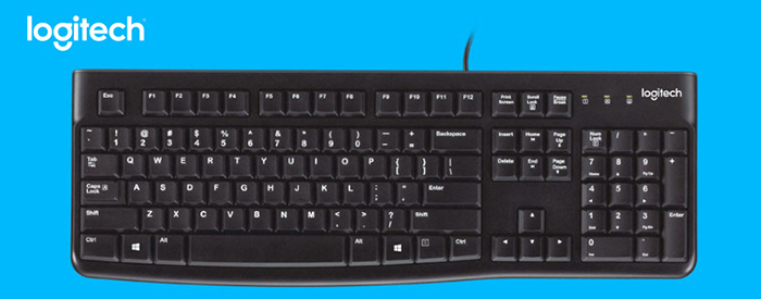 Logitech K120 Wired Keyboard With Persian Letters