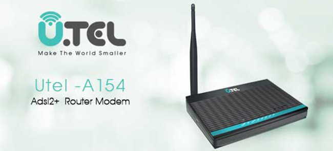 U.TEL A154 Wireless ADSL2 Plus Modem Router