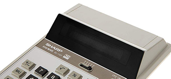 Sharp EL-1121 calculator 
