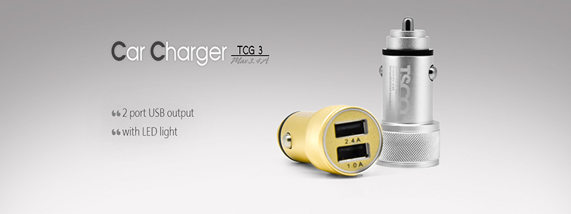 TSCO TCG 3 Car Charger