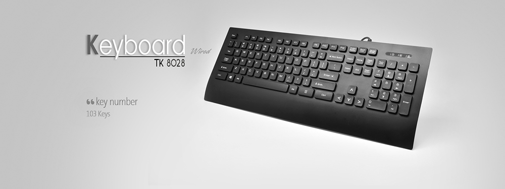 TSCO TK 8028 Keyboard With Persian Letters