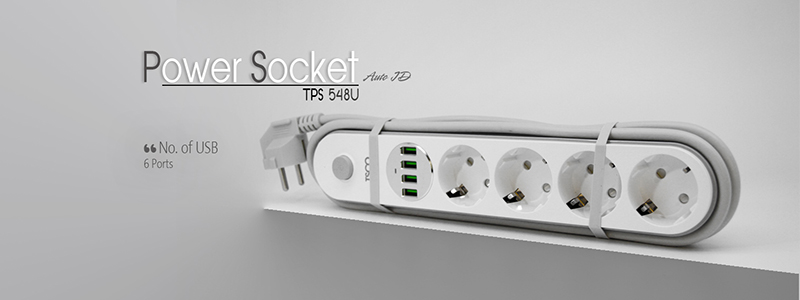 Tsco TPS 548U Power Strip