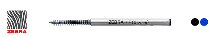 ZEBRA F(0.7mm) Refill