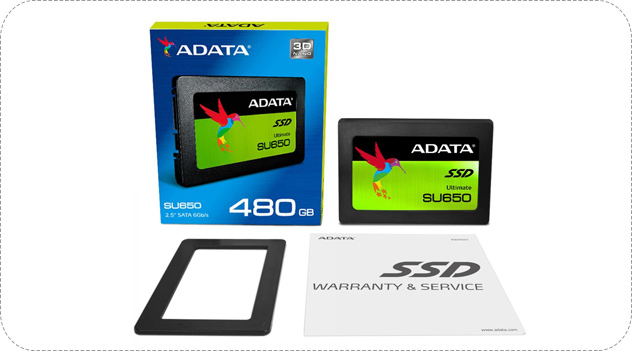 ADATA SU650 SSD Drive-480GB