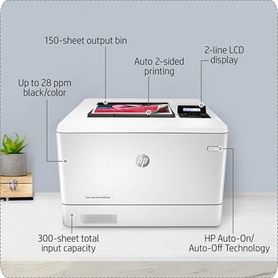 HP LaserJet Pro M454dn Color LaserJet Printer