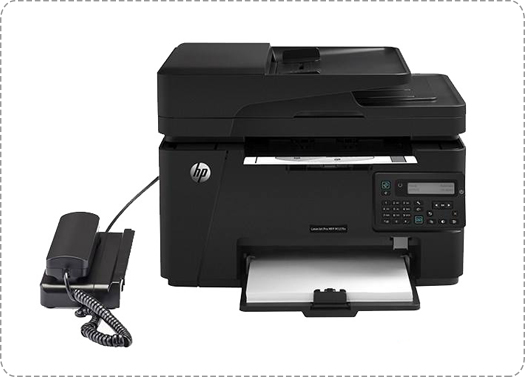 HP LaserJet Pro MFP M127fn+ Handy Phone Multifunction Laser Printer