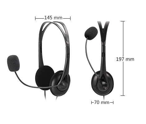 A4tech HS-6 Lightweight Design Wired Headset