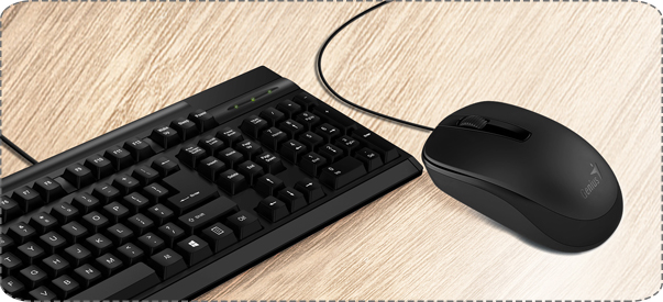 Genius KM-125 Keyboard With Mouse With Persian Letters