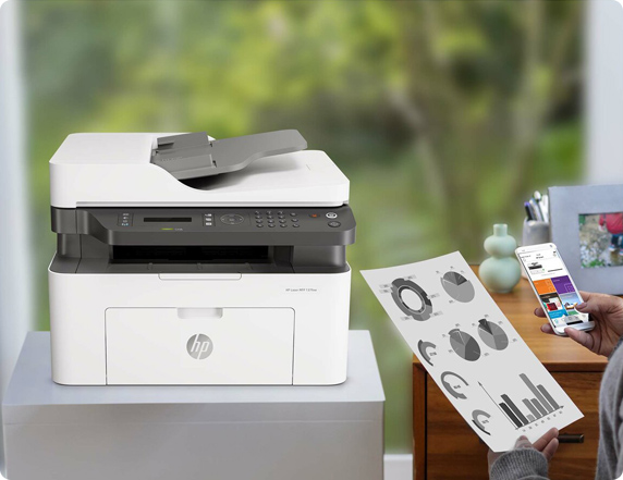 HP Laser MFP 137fnw Laser Jet Printer