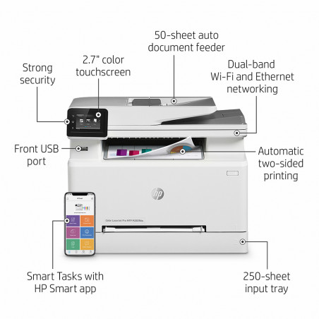 HP Color LaserJet Pro M283fdw Multifunction Printer