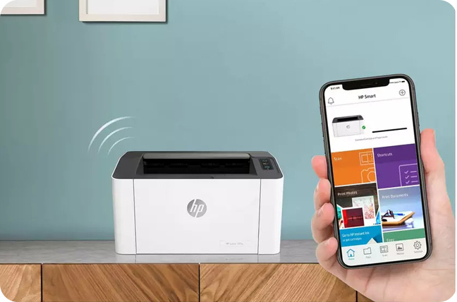 HP Laser 107w Wireless Mono Laser Printer