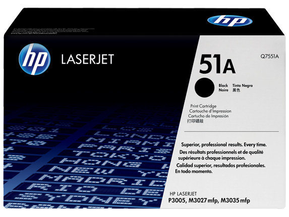 کارتریج تونر اچ پی مشکی 51A-Q7551A کارتریج تونر اچ پی مشکی 51A-Q7551A