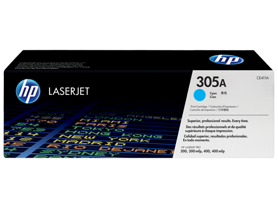 کارتریج تونر اچ پی آبی 305A-CE411A کارتریج تونر اچ پی آبی 305A-CE411A