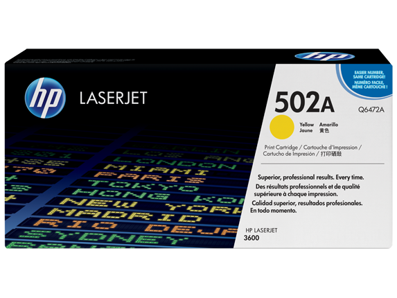 کارتریج تونر اچ پی زرد 502A کارتریج تونر اچ پی زرد 502A