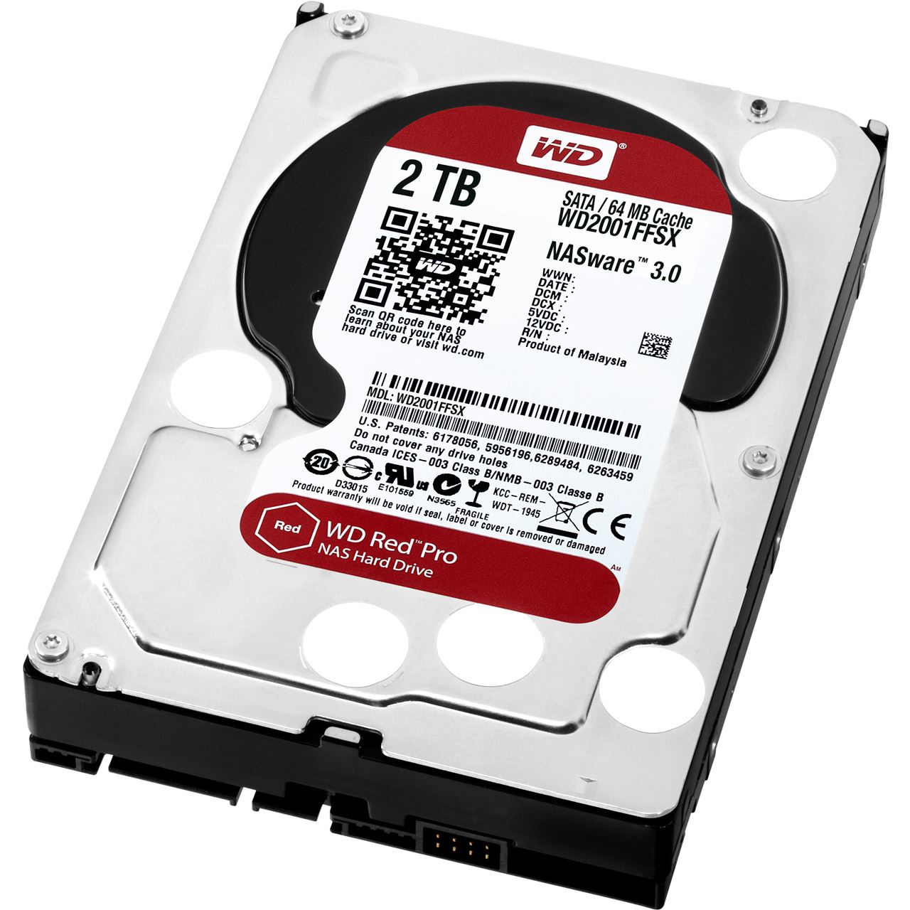 هارد دیسک اینترنال وسترن دیجیتال مدل WD2001FFSX- ظرفیت 2 ترابایت هارد دیسک اینترنال وسترن دیجیتال مدل WD2001FFSX- ظرفیت 2 ترابایت