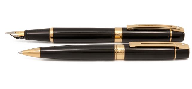 ست خودکار و خودنویس شیفر مدل 300 - با گیره طلایی