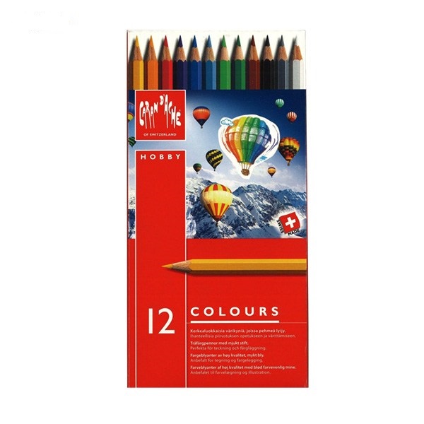 مداد رنگی 12 رنگ مدل Hobby کارن داش