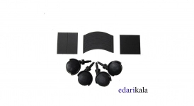 زیر کیسی فلزی چرخ دار نگین مدل B121