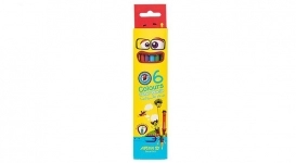 مداد رنگی 6 رنگ آریا