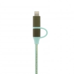 کابل تبدیل USB به لایتنینگ و MicroUSB تسکو مدل TC A101 طول 1 متر کابل تبدیل USB به لایتنینگ و MicroUSB تسکو مدل TC A101 طول 1 متر