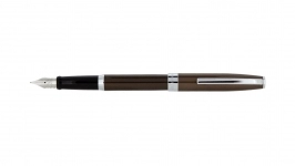 خودنویس شیفر مدل Sagaris قهوه ای لاکی گیره استیل