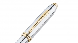 خودکار کراس مدل Townsend بدنه کروم قطعات طلایی خودکار کراس مدل Townsend بدنه کروم قطعات طلایی