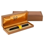 خودنویس ایپلمات مدل Lord مشکی لاکی گیره زرد