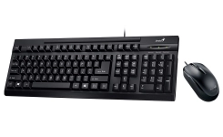 کیبورد و ماوس جنیوس مدل KM-125 با حروف فارسی