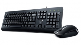 کیبورد و ماوس باسیم جنیوس مدل KM-160 با حروف فارسی کیبورد و ماوس باسیم جنیوس مدل KM-160 با حروف فارسی