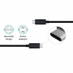 کابل تبدیل Type-C به Type-C کی نت پلاس مدل KP-C2000 طول 1 متر کابل تبدیل Type-C به Type-C کی نت پلاس مدل KP-C2000 طول 1 متر