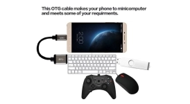 کابل مبدل OTG USB-C کی نت پلاس مدلKP-C2003 طول 0.2 متر