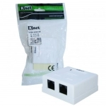 کیستون باکس شاتردار CAT6E کی نت مدل K-N2037