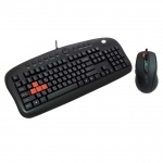 کیبورد و ماوس مخصوص بازی ای فورتک مدل KX-2810