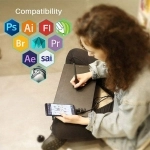 تبلت گرافیکی هوئیون مدل HS610 به همراه قلم نوری تبلت گرافیکی هوئیون مدل HS610 به همراه قلم نوری