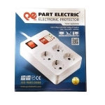 چندراهی و محافظ برق 3 متری پارت الکتریک مدل PE2204 چندراهی و محافظ برق 3 متری پارت الکتریک مدل PE2204