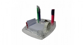 پایه چسب و جا کاغذی بلوری سنا پلاستیک مدل 501