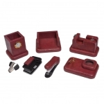 نبم ست لوازم اداری رومیزی طرح پوست ماری مجموعه 7 عددی